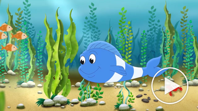 Rybka pod wodą - animowana bajka dla dzieci